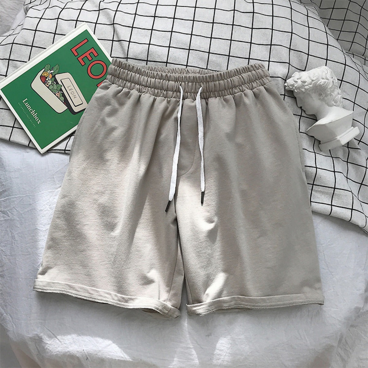 Shopnory | Sommer Herren Eis Seide lose Shorts
