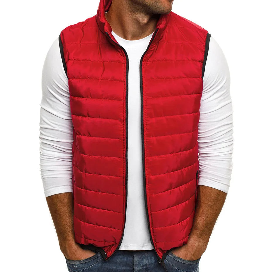 Elegante gesteppte Weste für Herren
