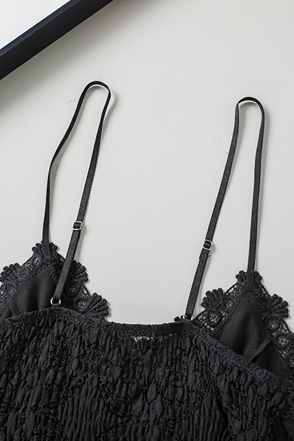 V-Ausschnitt Spitze Cropped Cami