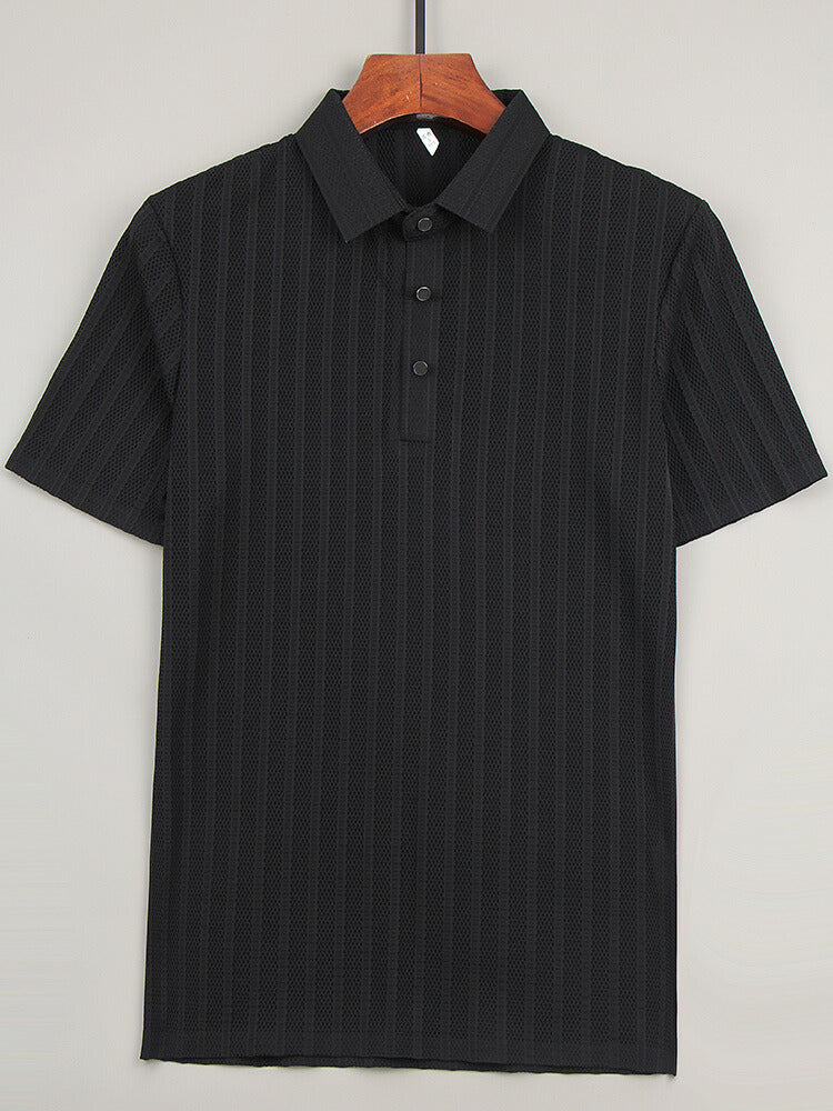 Herren Poloshirt Aus Seide