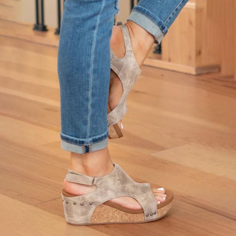 Sandalen Mit Keilabsatz