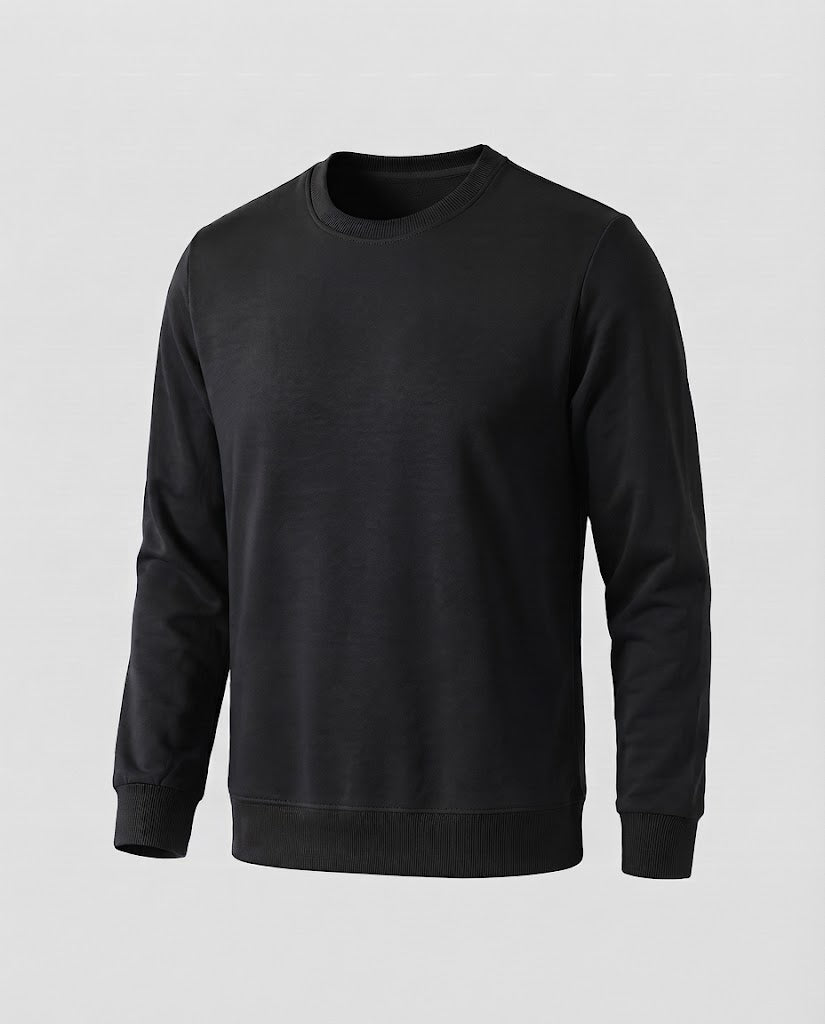 Herren Rundhals‑Sweatshirt aus Baumwollmix in Oversize‑Passform mit gerippten Bündchen Shop Nory