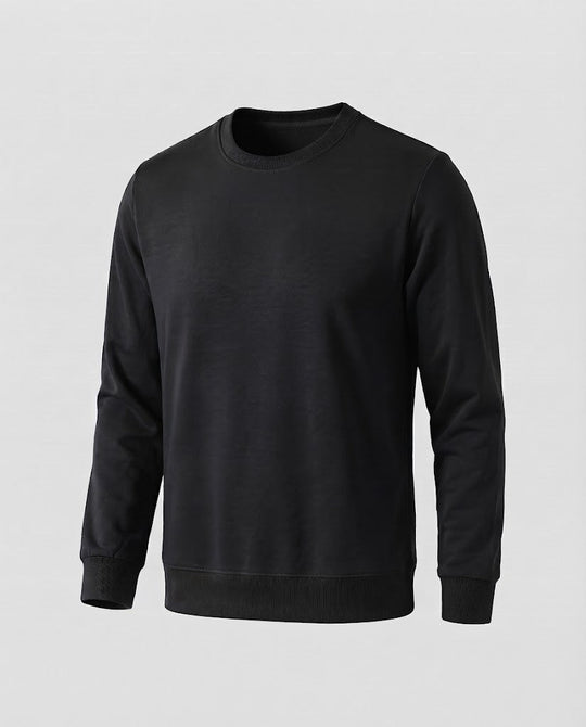 Herren Rundhals‑Sweatshirt aus Baumwollmix in Oversize‑Passform mit gerippten Bündchen Shop Nory