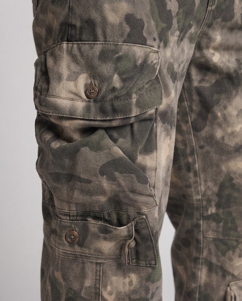 Herren stilvolle Camouflage Cargo-Hosen Shop Nory