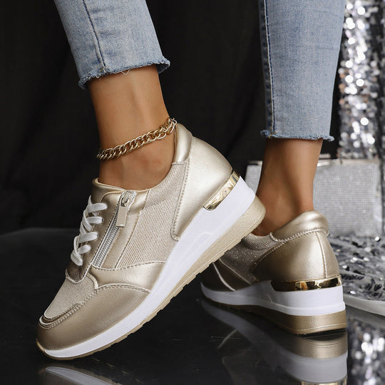 Orthopädische Schuhe mit seitlichem Reißverschluss