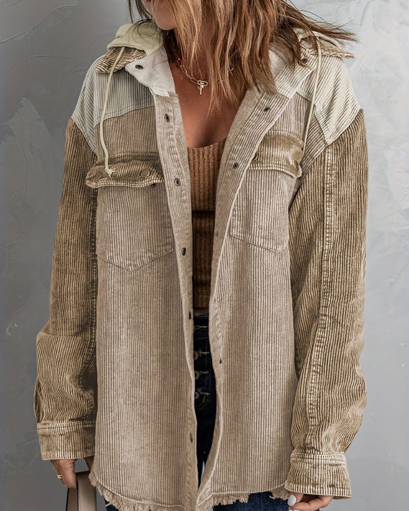 Stylische Cordjacke