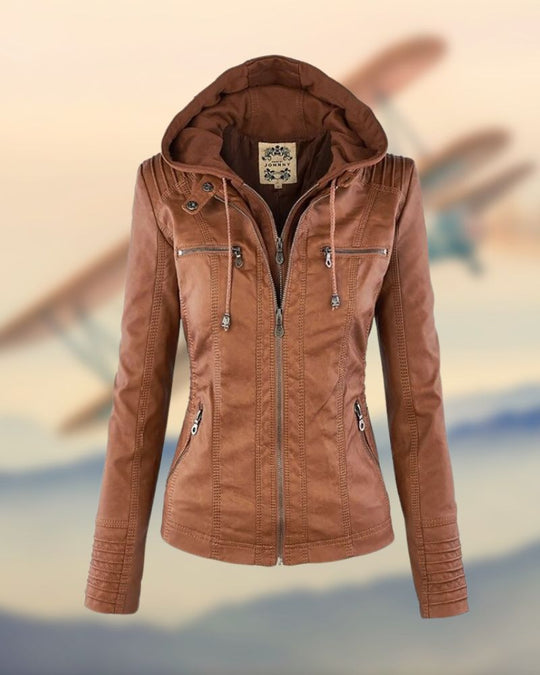 Elegante und Einzigartige Lederjacke
