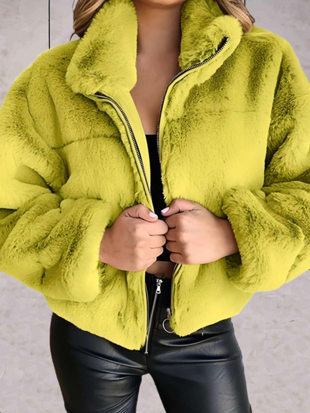 Bequeme Teddyjacke Mit Reißverschluss Für Damen