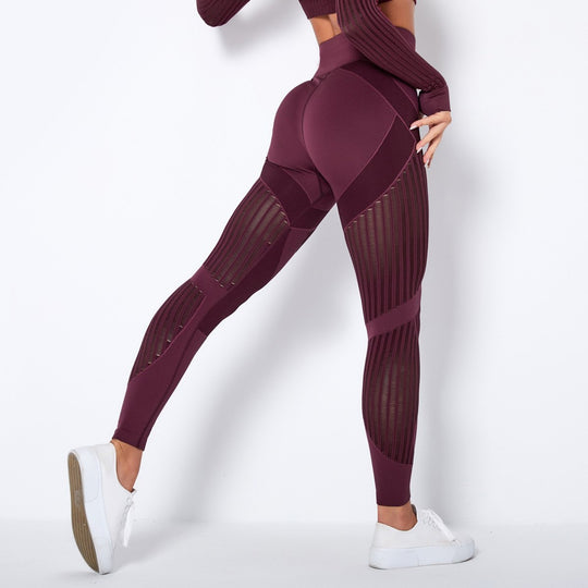 High-Waist-Yogahose mit Po-Lifting-Effekt