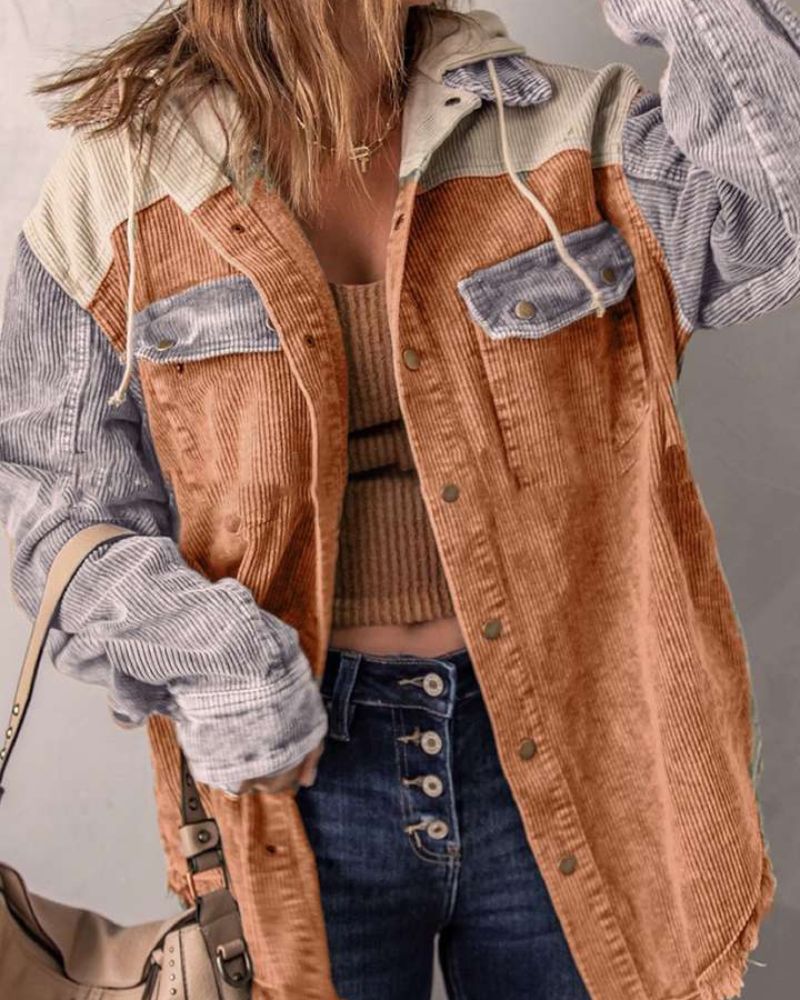 Stylische Cordjacke