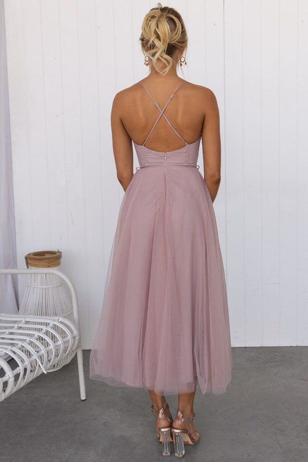 Modernes prinses chiffon Kleid