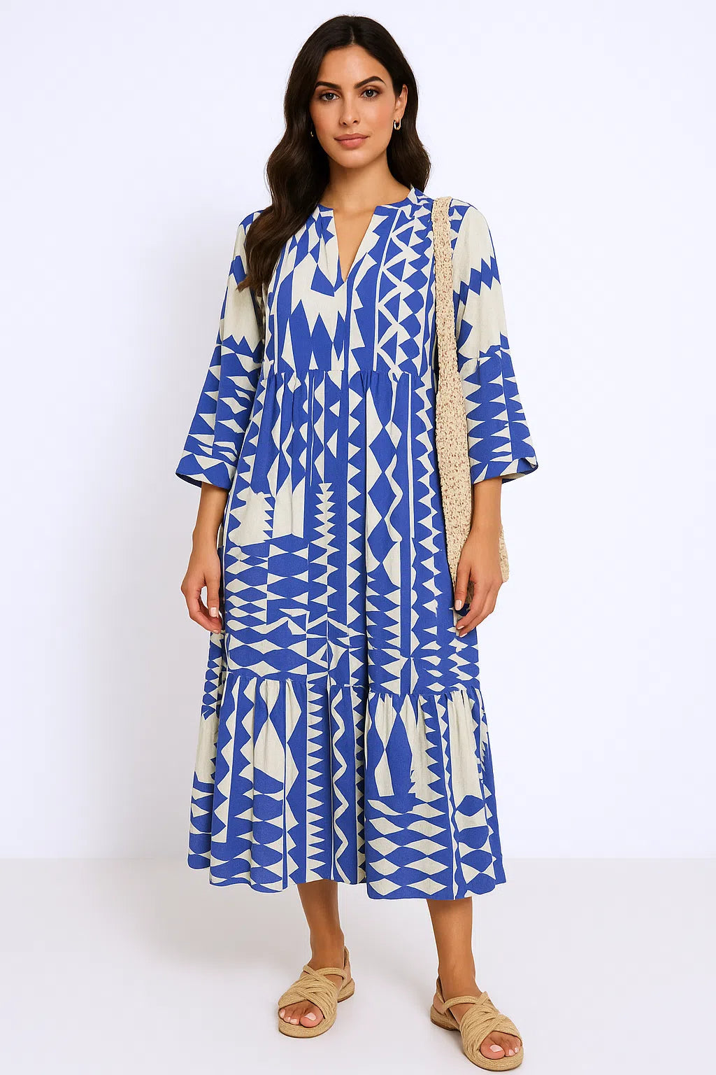 Bedrucktes Hemdkleid