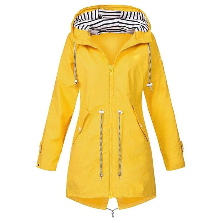 Wasserdichte Regenjacke Mit Kapuze Für Damen Stilvoll & Outdoor Tauglich