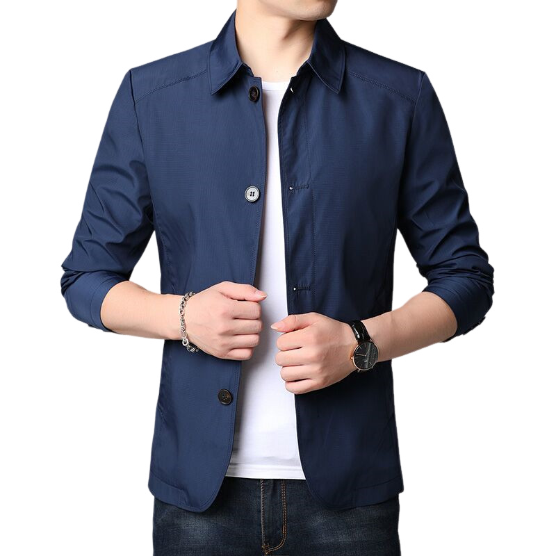 Casual, Lockere, Winddichte Jacke für Männer