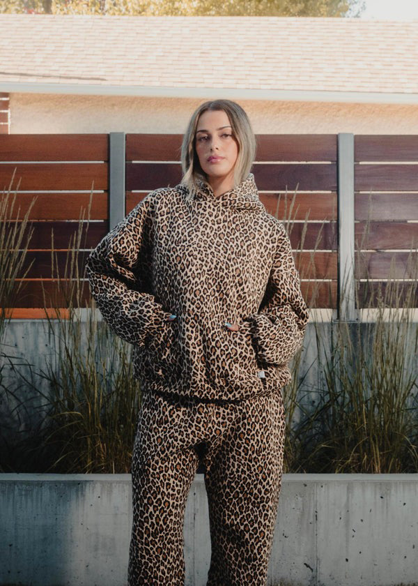 Sweatshirt mit Leopardenmuster