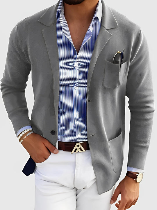 Shopnory | Lässiger Cardigan mit Taschen für Männer