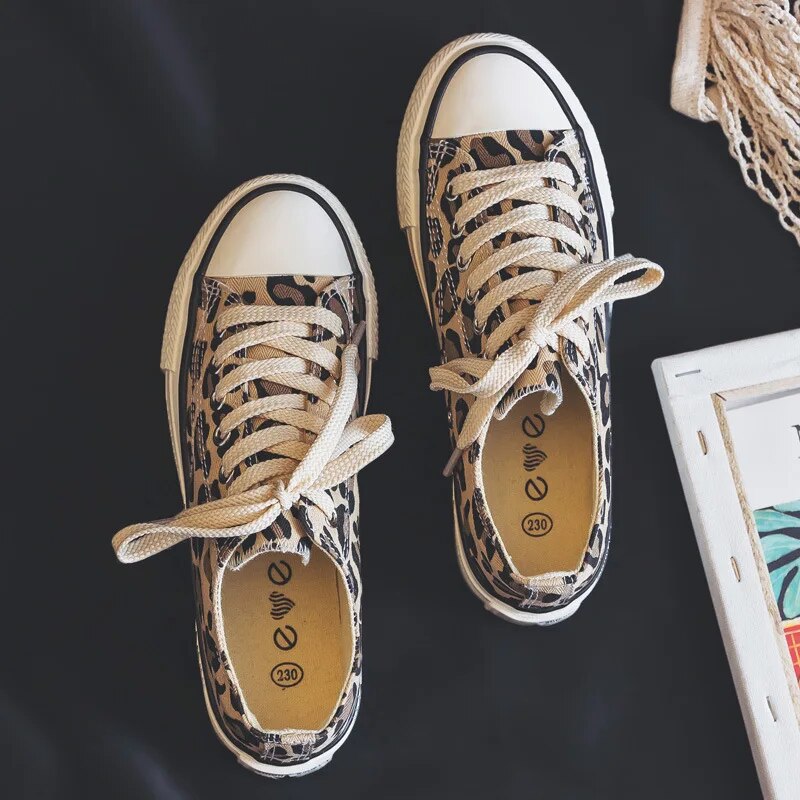 Stylische Leopard Damen Sneaker - Savannah