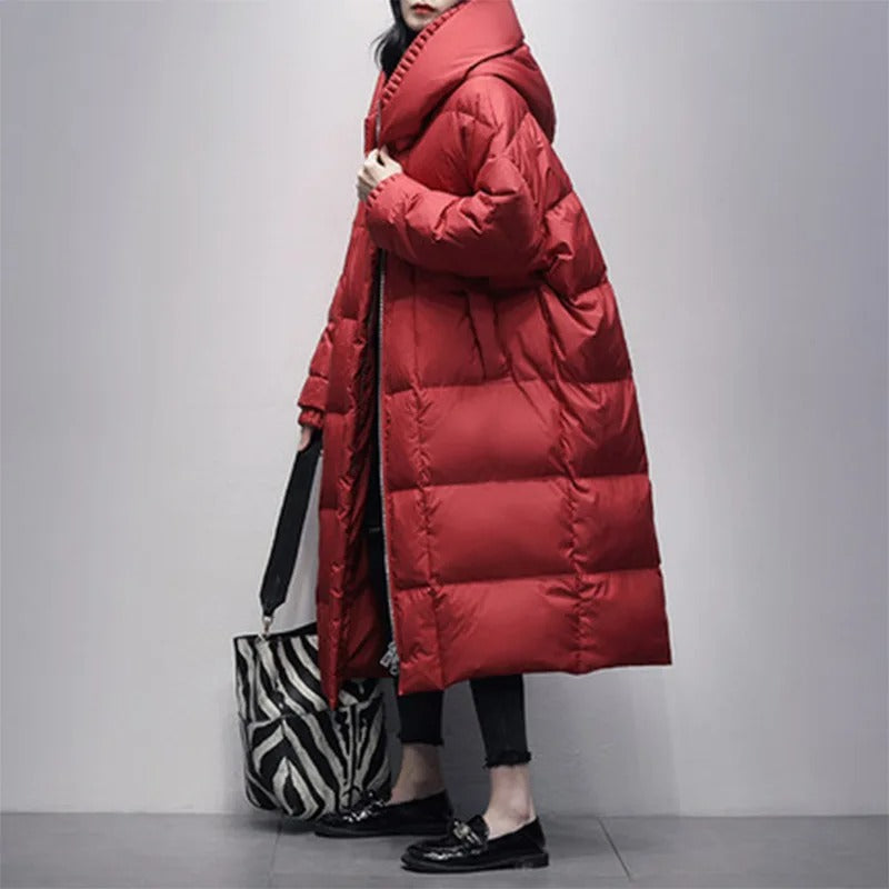 Langfell Winterjacke für Damen