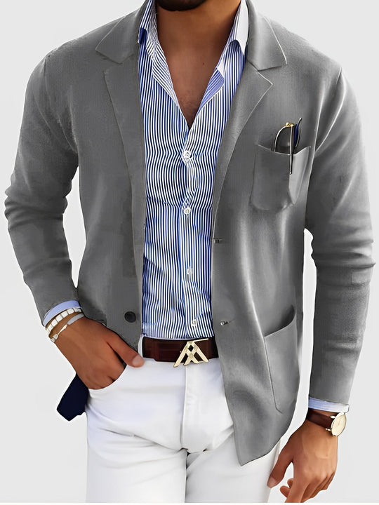 Eleganter Blazer mit Taschen für Männer
