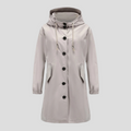 Wasserdichte Regenjacke mit Kapuze für Damen