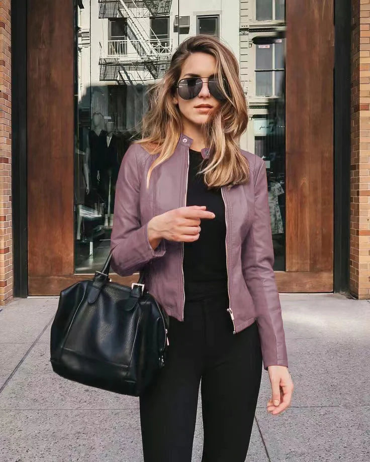 Shopnory | Modische Lederjacke
