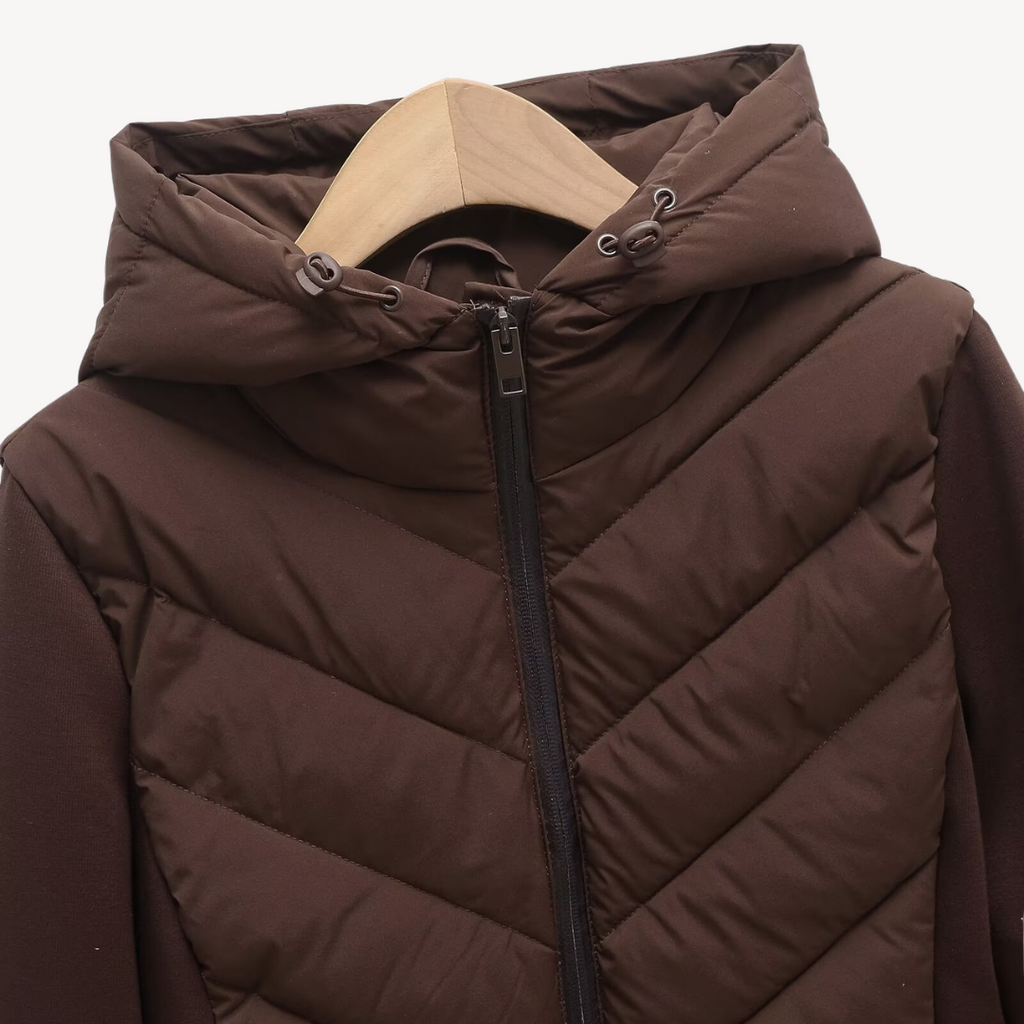 Damen Chevron Steppjacke
