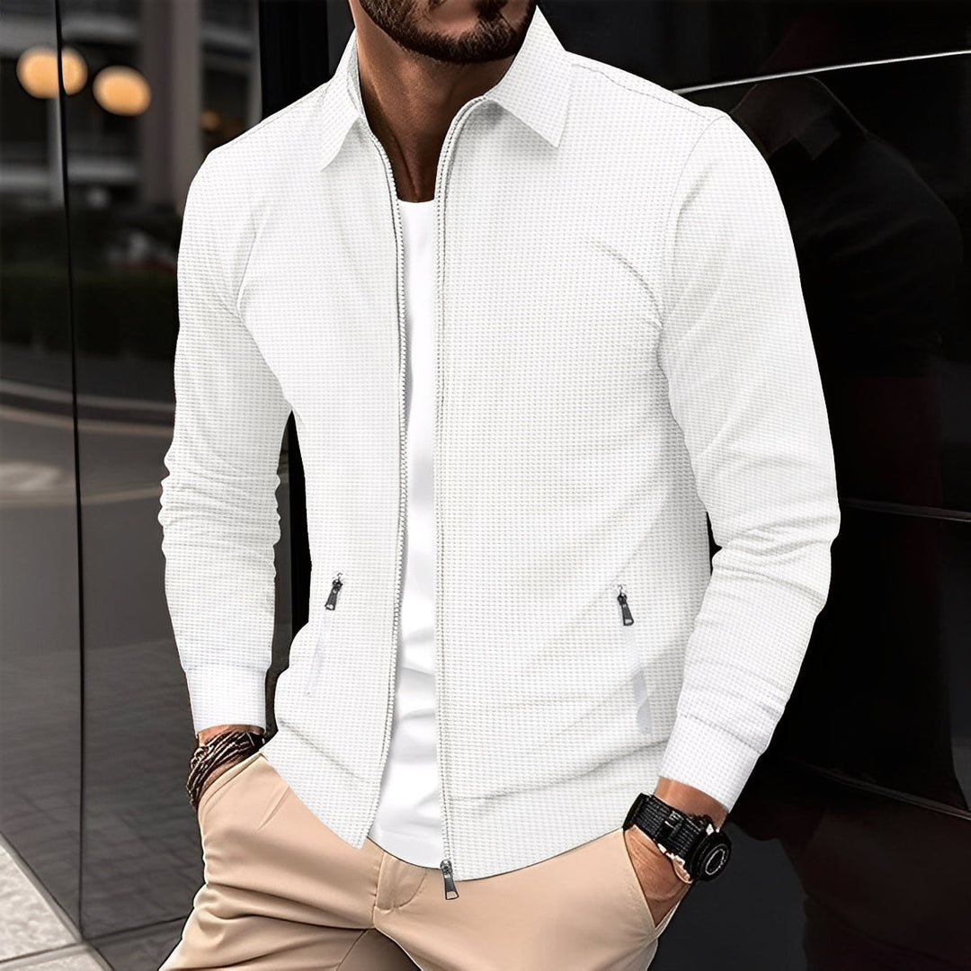 Moderne Jacke mit Reißverschlusstaschen für Herren