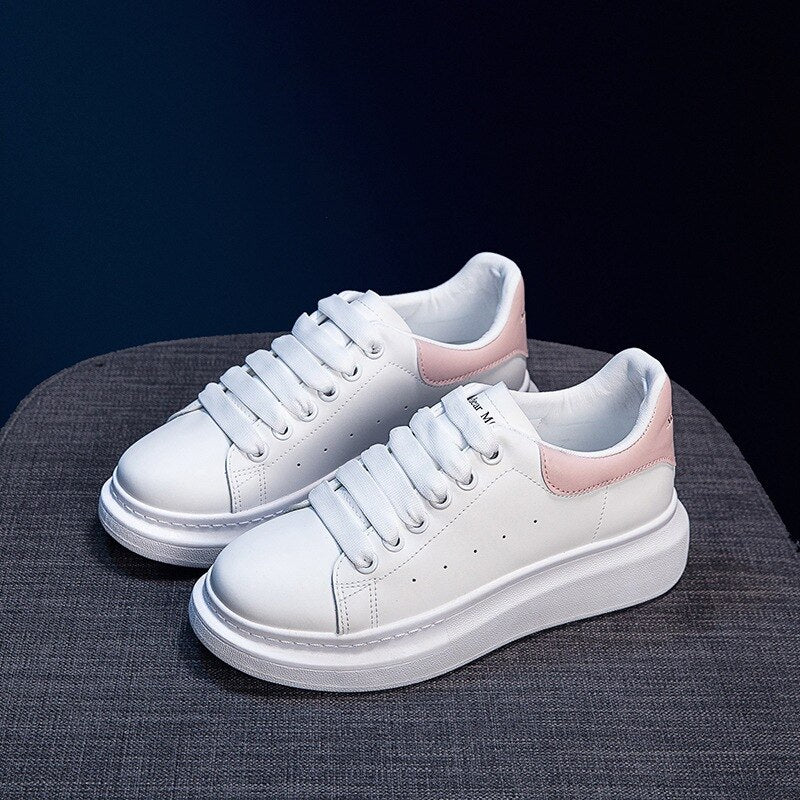 Lässige Herbst Turnschuhe mit Plateau