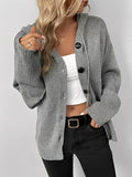 Stylische Damenkapuzenstrickjacke