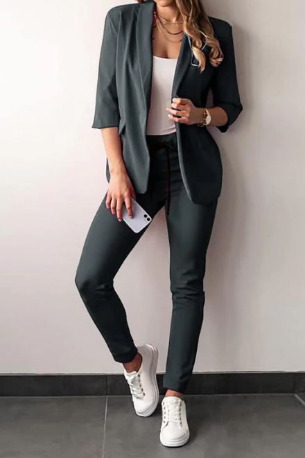Damen Blazer & Hosen Set