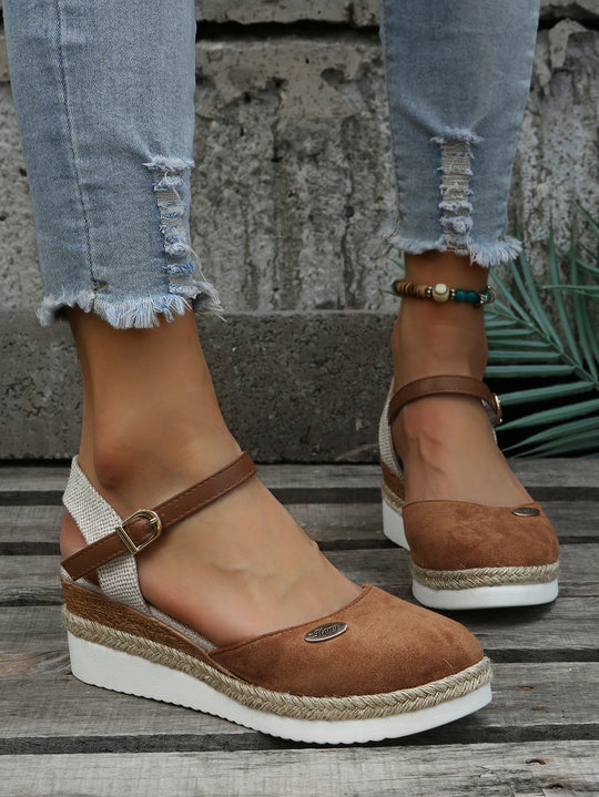 ShopNory | Orthopädische Trendy Braune Espadrilles