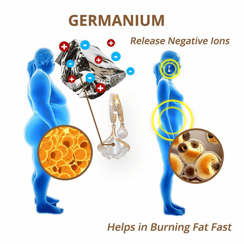 Magnetische Therapie Detox Germanium Ohrringe