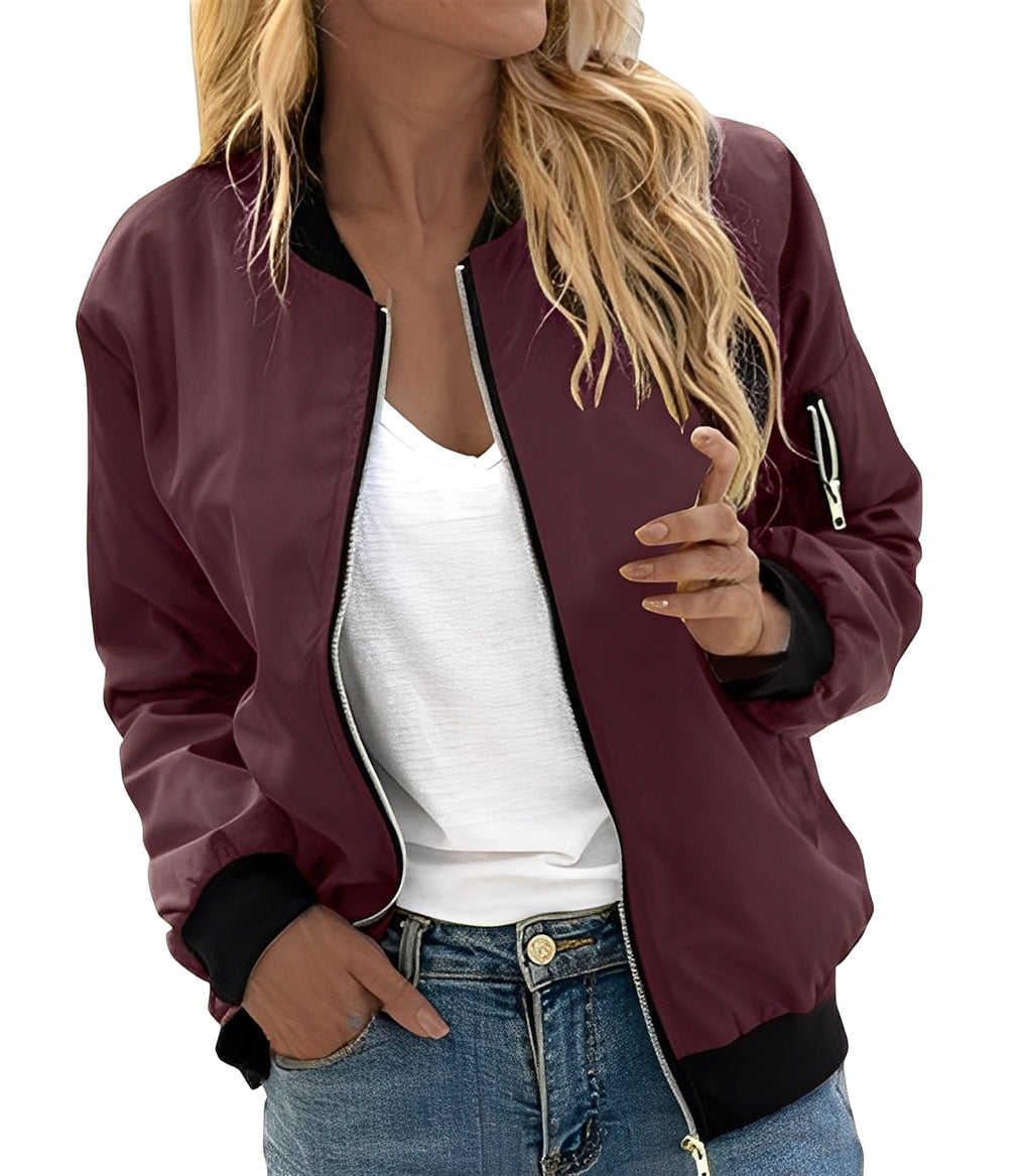 Stilvolle und komfortable Damen-Bomberjacke