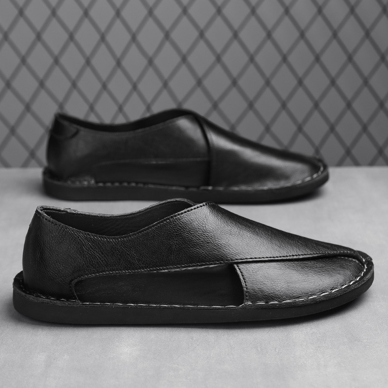 Sandalen aus echtem Leder für den Strand