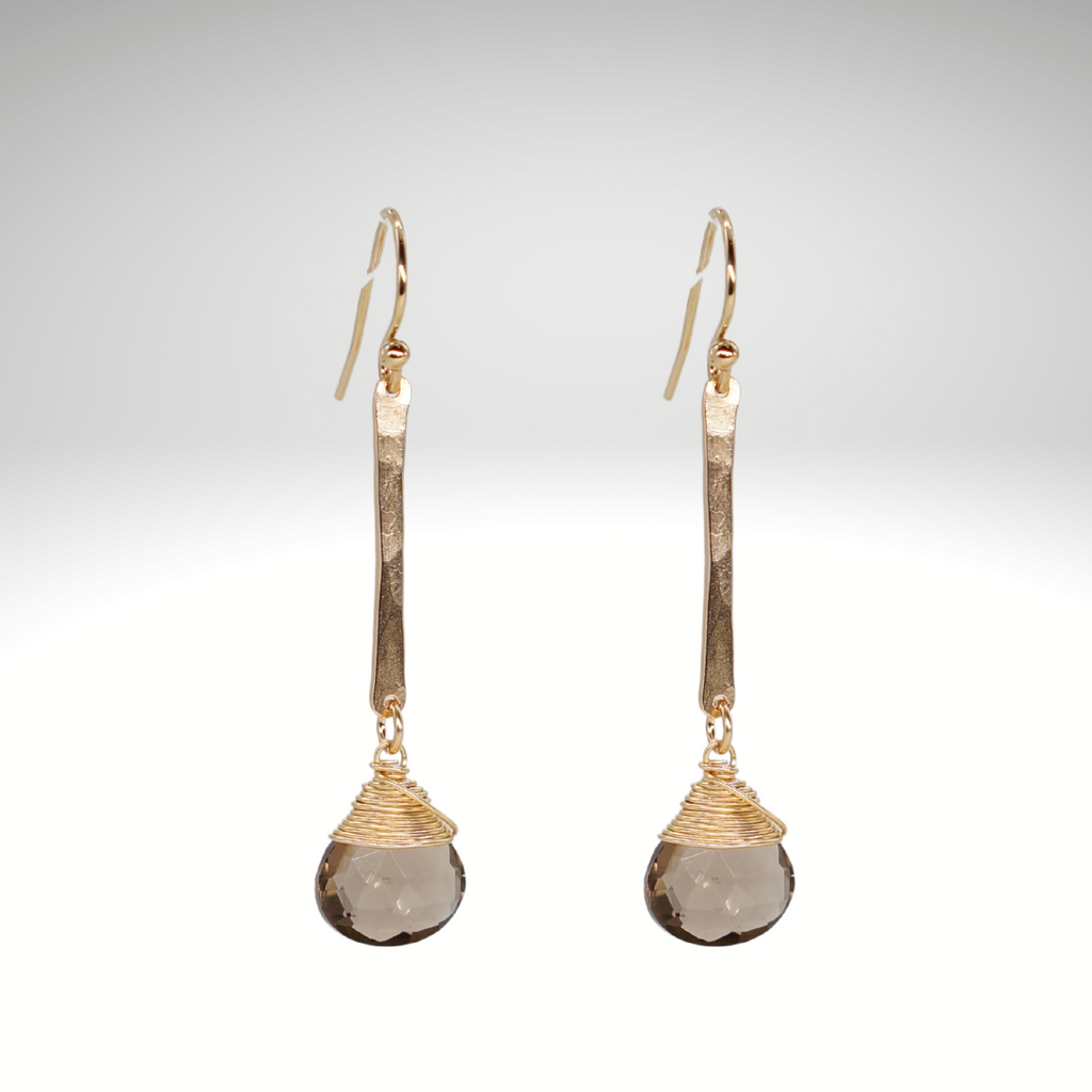 Drop Edelstein Geburtsstein/Zodiac Ohrringe | Shop Nory
