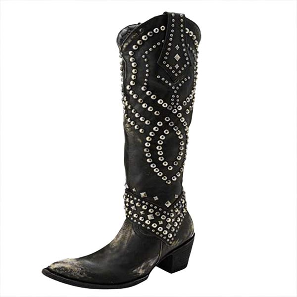 Cowboystiefel mit Absätzen