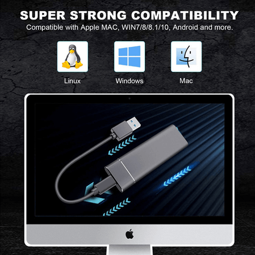 Avelena | DataFlash | Tragbare Ultra Schnelle Externe SSD Festplatte