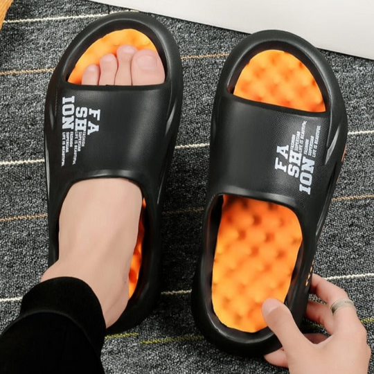 Luxus Orthopädische Herren Badeschuhe Mit Weichem Fußbett Und Rutschfester Sohle