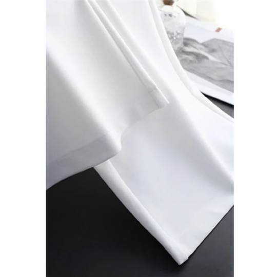 Elegante Enganliegende Hohe Taille Flared Hosen