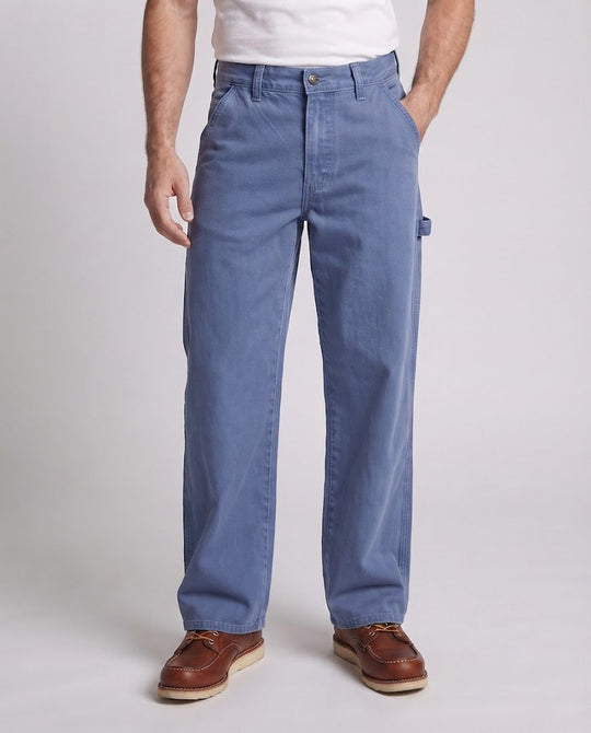 Herren Weite Worker-Denimhose mit Werkzeugschlaufe und hohem Bund Shop Nory