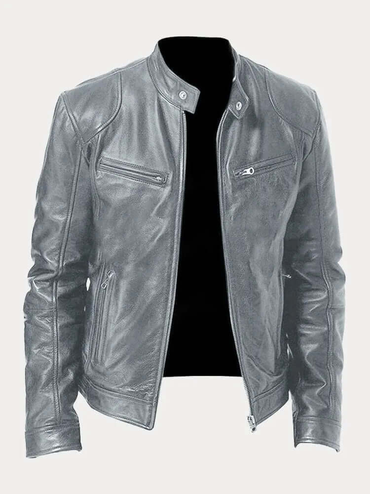 Herren Klassische Lederjacke