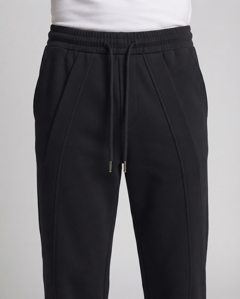 Herren Weite Plissée-Loungehose mit Tunnelzug und Bügelfalte Shop Nory