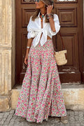 Sommer Lange Röcke Boho Print