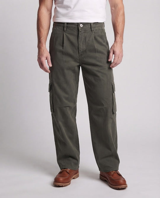 Unisex Oversize-Cargo-Hose im Palazzoschnitt mit komfortablem Bund Shop Nory