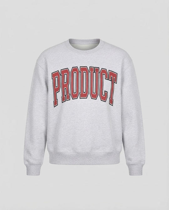 Damen College-Sweatshirt mit übergroßem Collegiate-Print und weichem Fleece Shop Nory