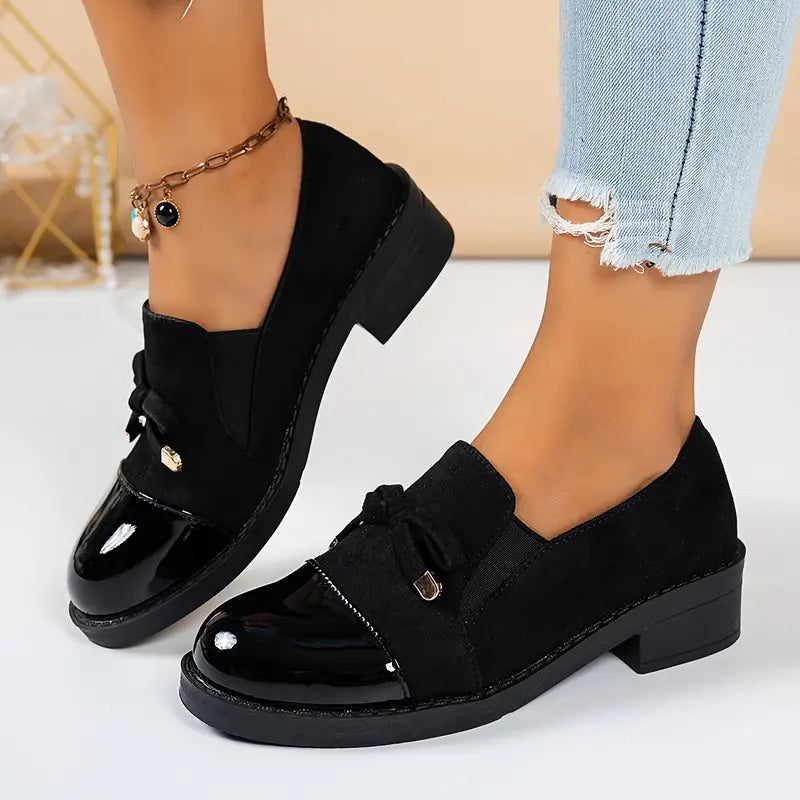 Damen Lackleder Loafers Shopnory Shopnory