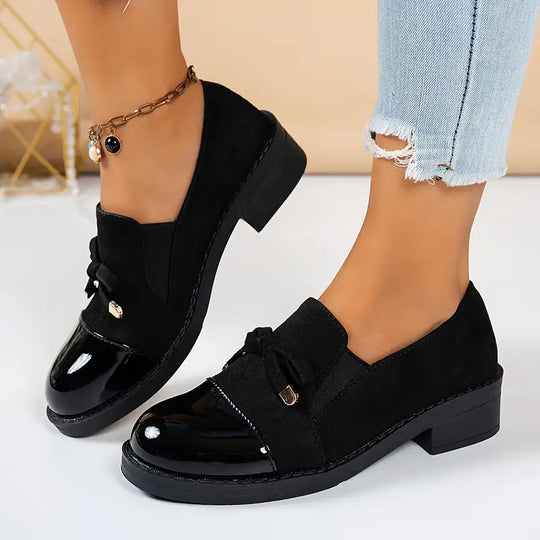 Damen Lackleder Loafers Shopnory Shopnory