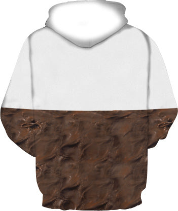 Unisex Kapuzenpullover mit kreativem Nutella-Design