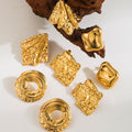 Ohrringe "Donna" in Edelstahl - 18k vergoldet | Shop Nory