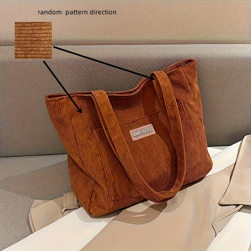 Elegante Damen Cordstoff Tasche | ShopNory